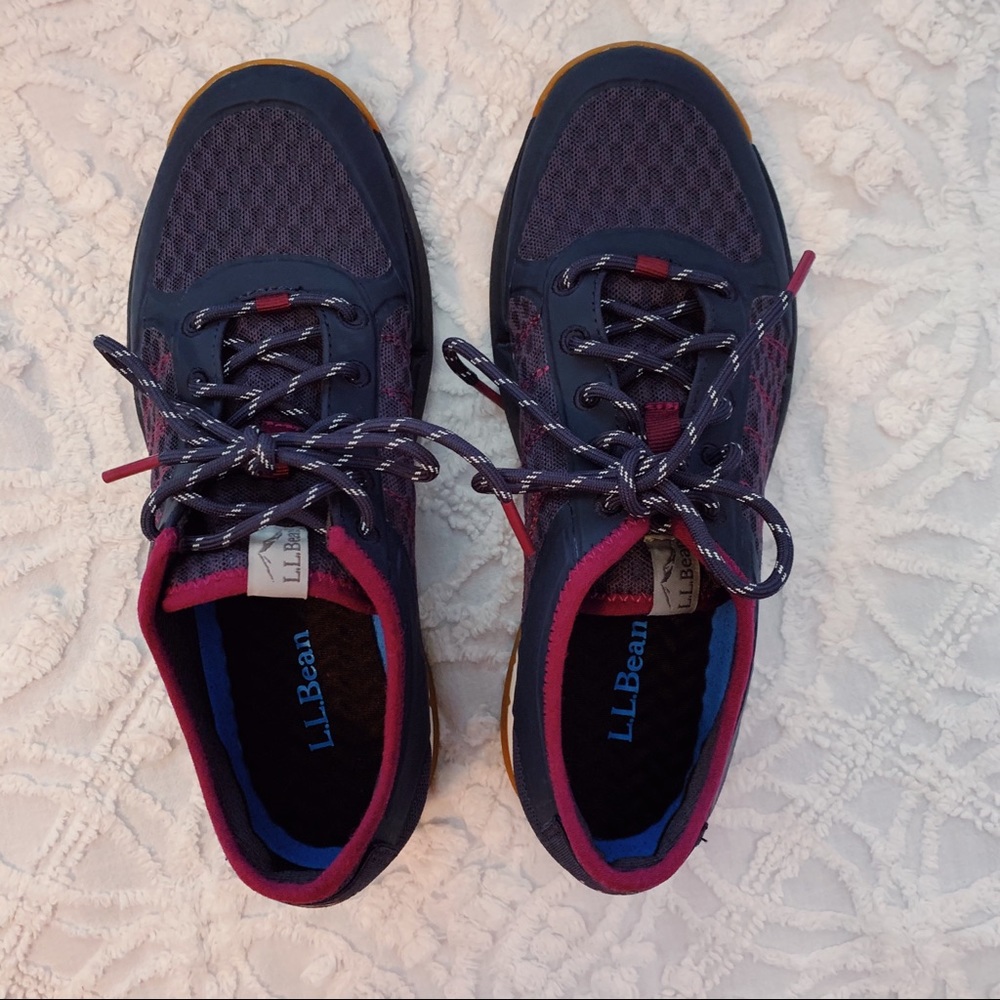 BRAND NEW Pink/blue L.L. Bean tennis shoes